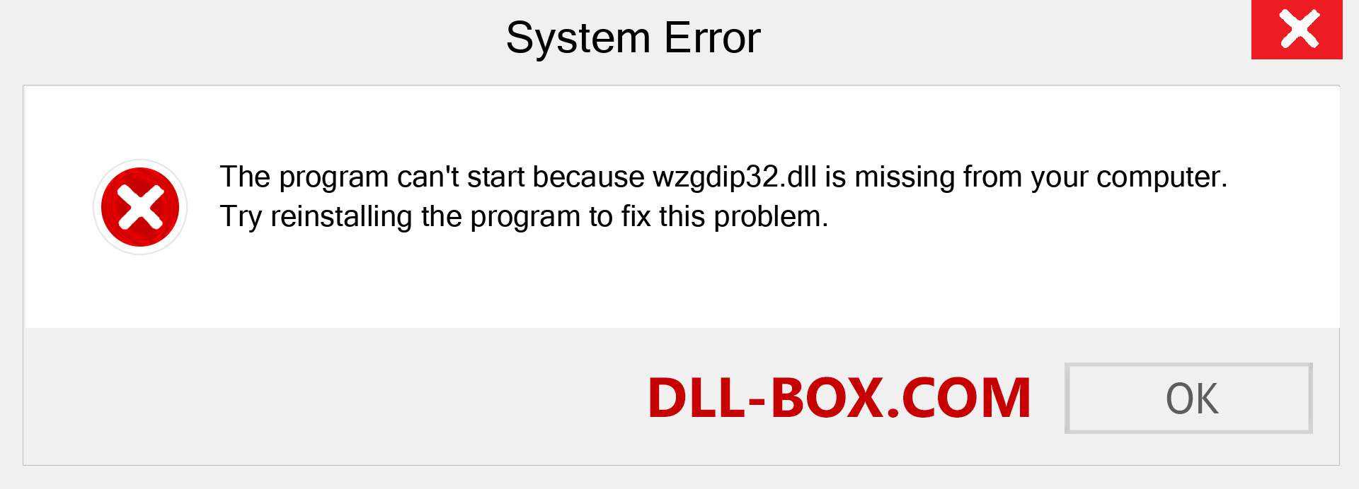  wzgdip32.dll file is missing?. Download for Windows 7, 8, 10 - Fix  wzgdip32 dll Missing Error on Windows, photos, images