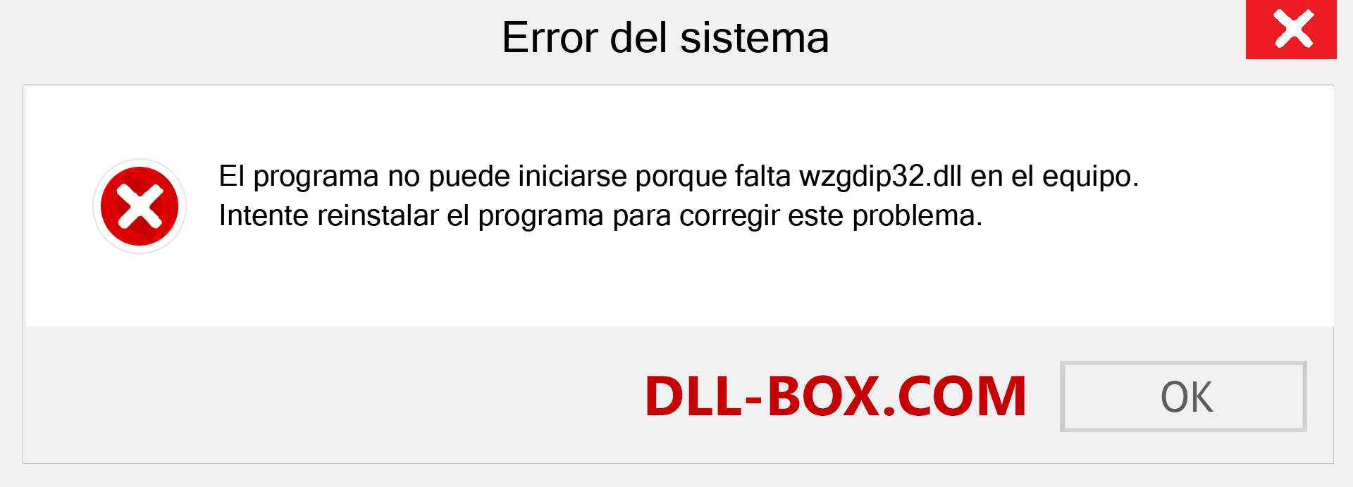 ¿Falta el archivo wzgdip32.dll ?. Descargar para Windows 7, 8, 10 - Corregir wzgdip32 dll Missing Error en Windows, fotos, imágenes